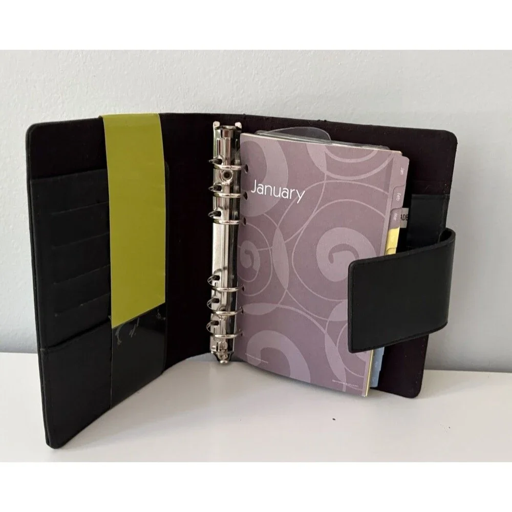 Franklin Covey 365 Monthly Weekly Organizer Size 4 Compact 4.25x6.75 Black NOS